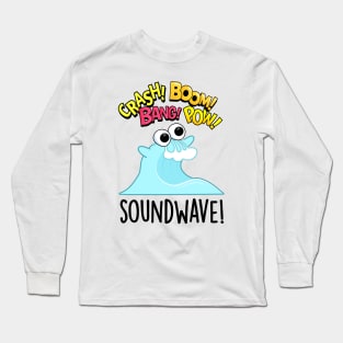 Sound Wave Funny Ocean Pun Long Sleeve T-Shirt